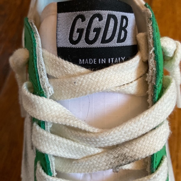 Golden Goose Green and White Sneakers - Picture 4 of 4